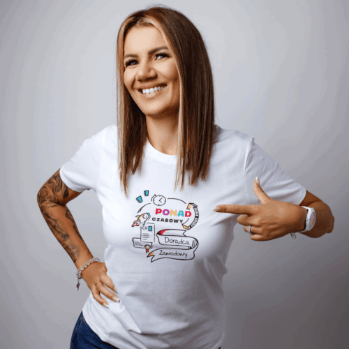 Koszulka-Ponadczasowy-Doradca-Zawodowy-Anna-Ploska-gadzety-dla-doradcow-zawodowych Koszulka "Ponadczasowy Doradca Zawodowy"
