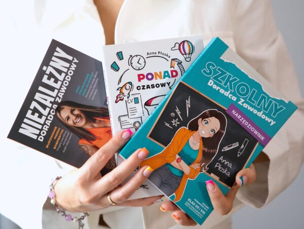Zestaw 3 książek Ponadczasowy Doradca zawodowy + Niezależny Doradca Zawodowy + Szkolny Doradca Zawodowy - Narzędziownik + ebook karty pracy