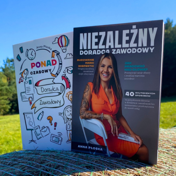 Zestaw 3 książek Ponadczasowy Doradca zawodowy + Niezależny Doradca Zawodowy + Szkolny Doradca Zawodowy - Narzędziownik + ebook karty pracy