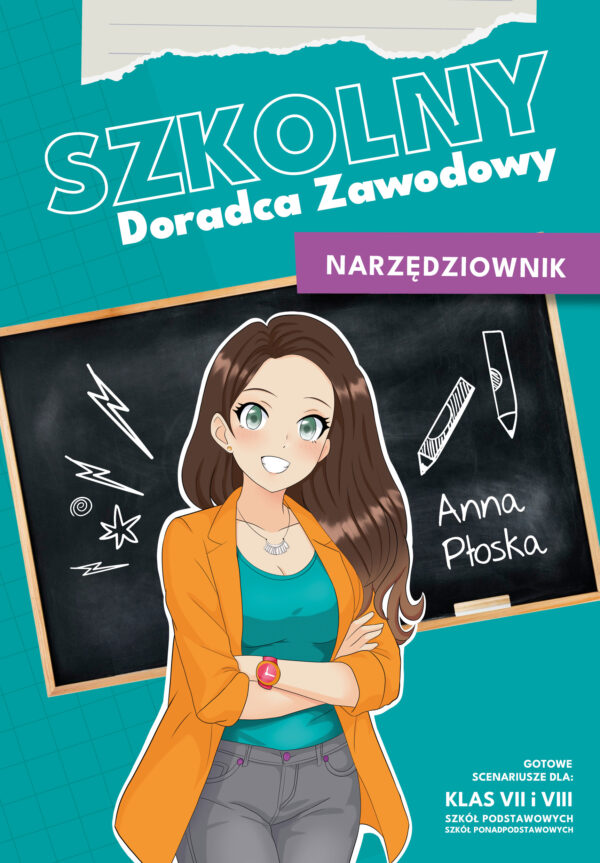 Książka "Szkolny Doradca Zawodowy. Narzędziownik" i karty pracy PDF w zestawie