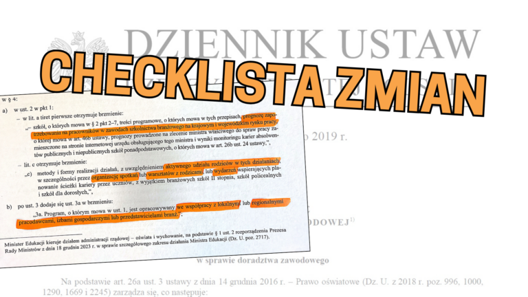 Zmiany w doradztwie zawodowym 2026. Co naprawdę oznacza nowe rozporządzenie dla szkół i doradców? 1 zmiany w rozporzadzeniu w sprawie doradztwa zawodowego 2026 anna ploska mentorka doradcow zawodowych